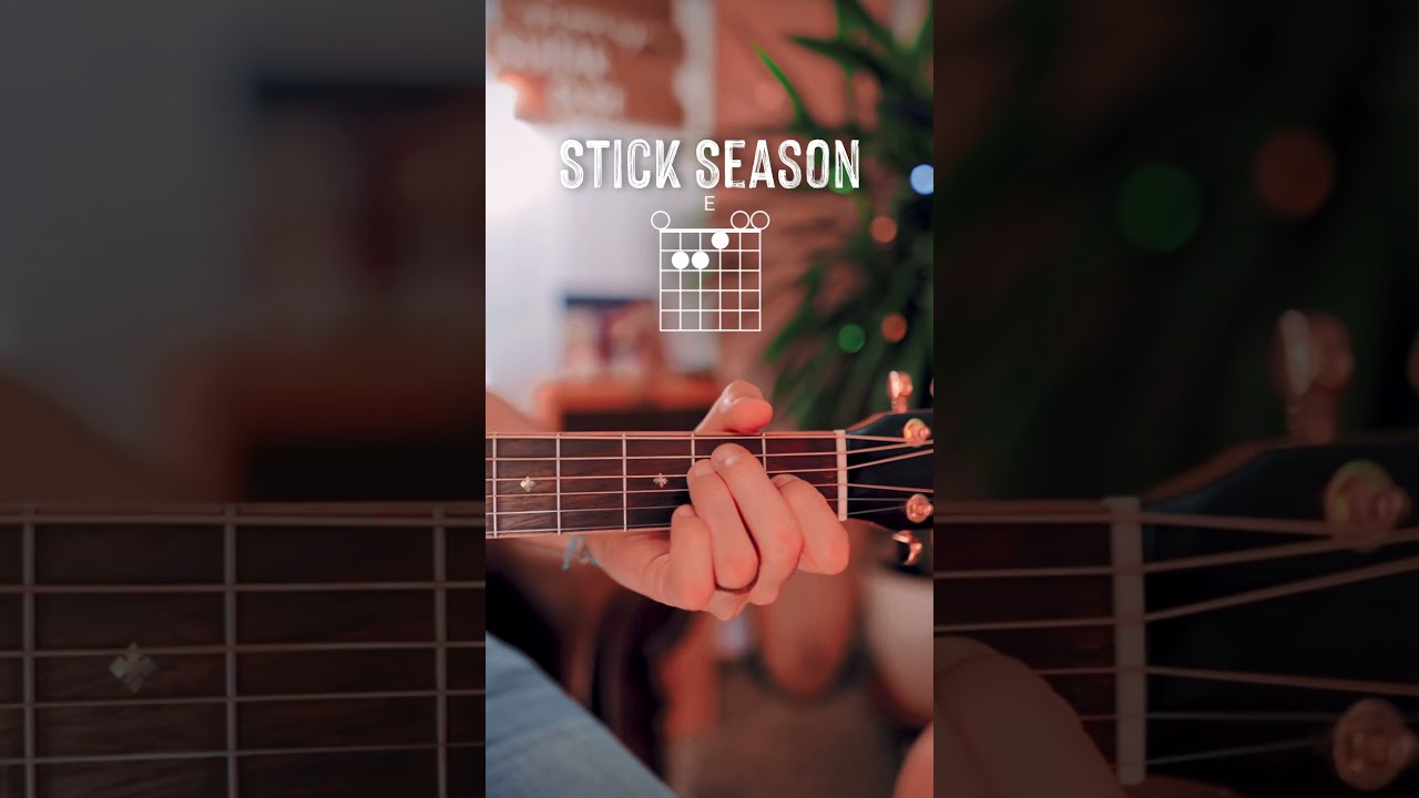Stick Season Noah Kahan Guitar Tutorial // Stick Season Guitar Lesson