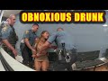 Bodycam DUI Arrest - Foul Mouth Obnoxious Drunk is Arrested on 8 Charges