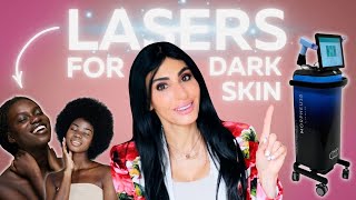 Are LASERS Safe in DARK Skin? | Dermatologist Explains