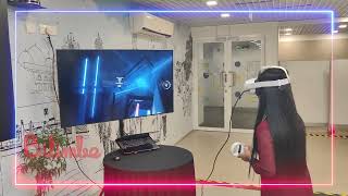 Bilimbe Takes on the Beat Saber Challenge | Epic Virtual Reality Gameplay