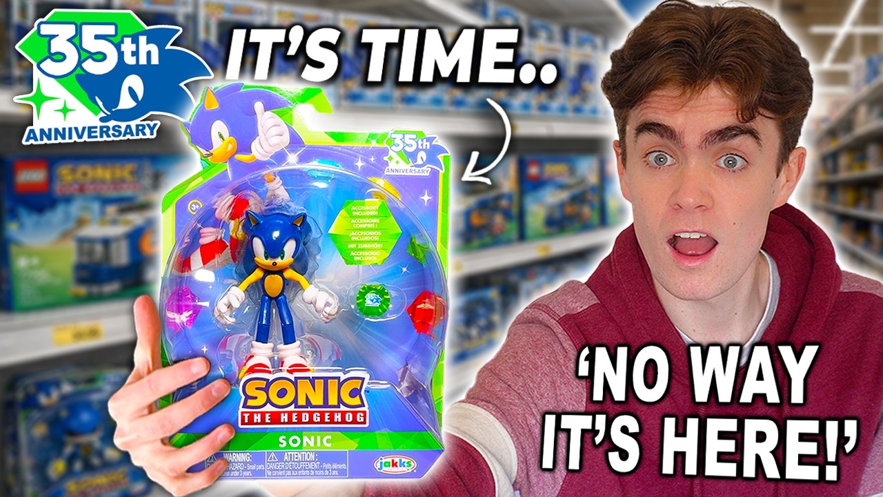 Sonic Merch Hunt! - We Found The FINAL 35th Anniversary Figure!