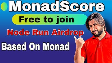 MonadScore Depin Airdrop || Monad Node Run Free to join|| Free to Join Airdrop
