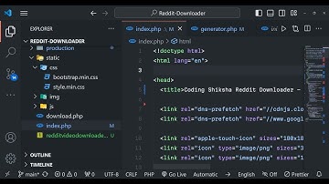 Build a PHP Reddit Post Image & Video Downloader in Browser Using Reddit API in HTML5 & Javascript