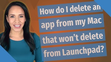 How do I delete an app from my Mac that won