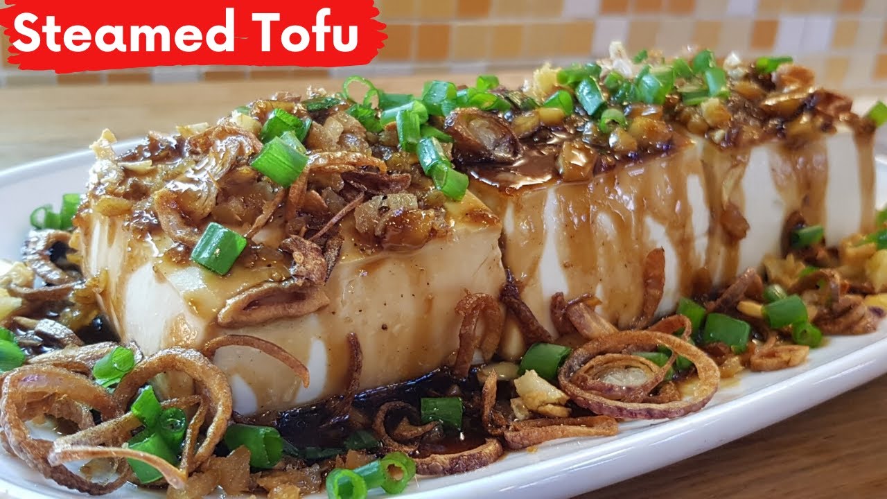 Steamed Tofu with Dried Shrimps (Soft Tofu) YouTube