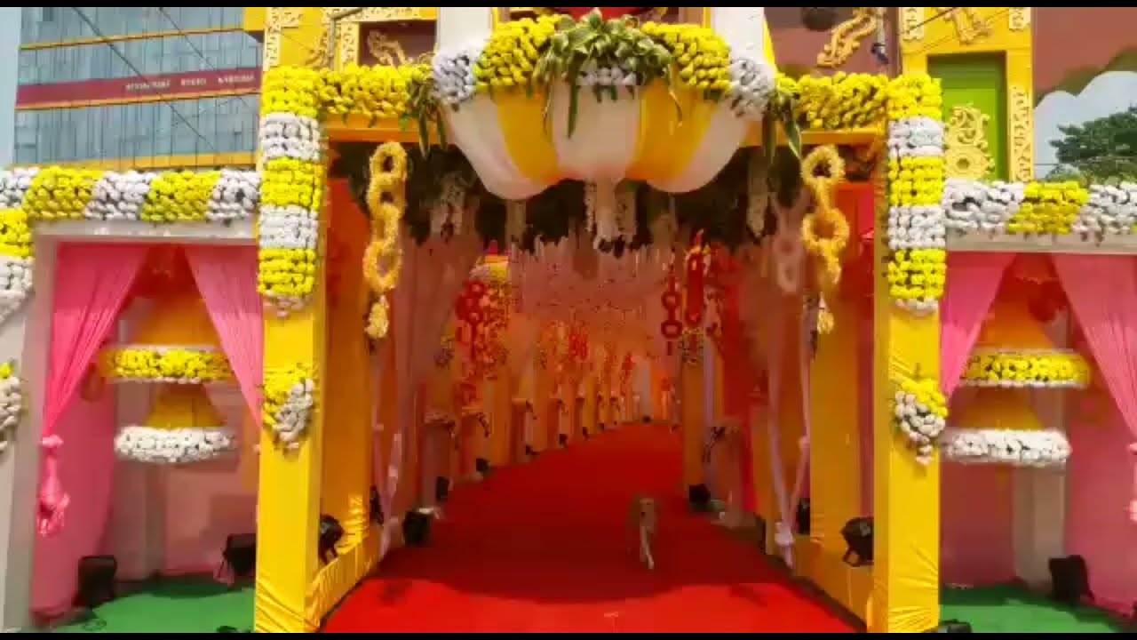wedding gallery decoration in marriage home 🔥 - YouTube
