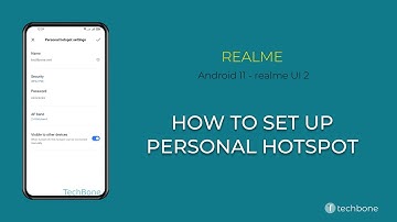 How to Set up Personal Wi-Fi Hotspot - realme [Android 11 - realme UI 2]