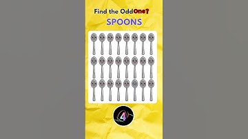 🔍 Odd One Out Challenge | Fun Puzzle Game for All Ages 🎯✨ #findtheoddone #oddoneout