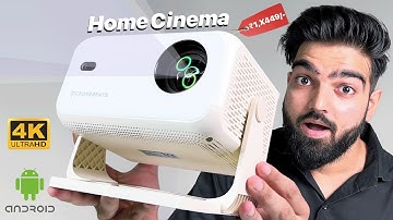 Crossbeats LumeX Cine - 4K Support, 300” Screen, Android 11 Explained | Home Theatre Upgrade!