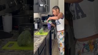 Zamonis Making Her Dad Dinner