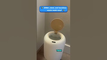 Smart Trash Bin: Touch-Free & Odor-Free for Modern Homes #SmartTrashBin