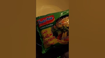 First Time Trying Indomie Vegetable Flavor | Instant Noodles #shorts #indomie #indomiegoreng #asmr