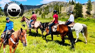CAMPING WITH HORSES IN THE WYOMING MOUNTAINS|Bitterroot Ranch Cow Camp