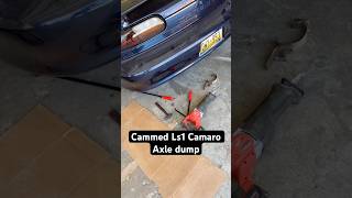 Ls1 Camaro SS axle dump no mufflers #exhaust #automobile #car #cammed #v8 #gm #chevrolet #camaro