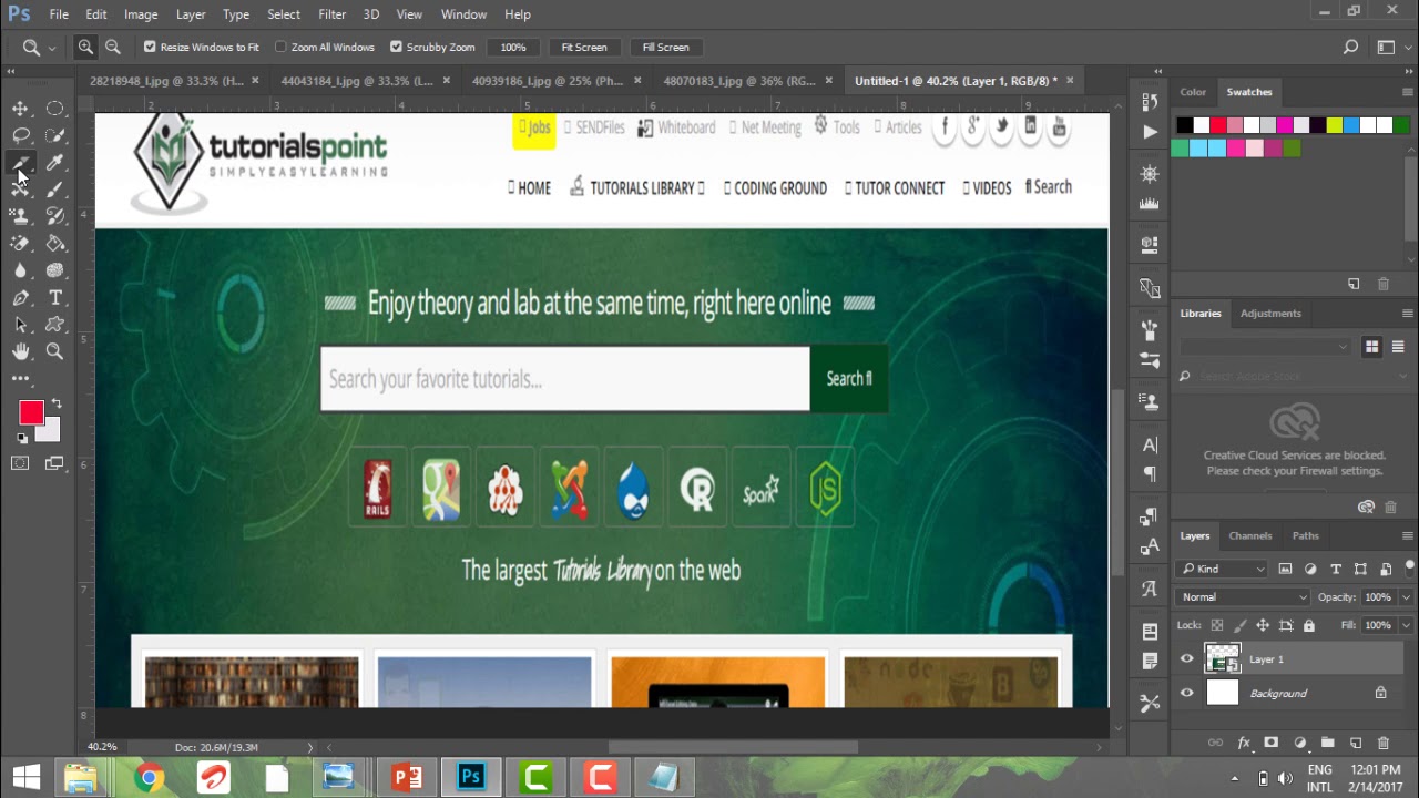 Photoshop - Slice Tool
