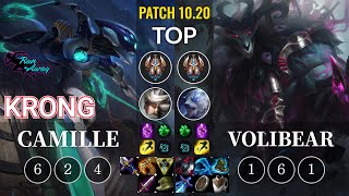 RNW KronG Camille vs Volibear Top - KR Patch 10.20