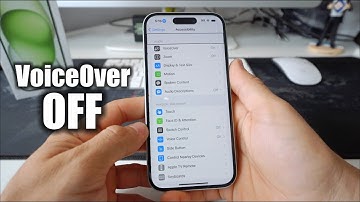 How to Disable / Turn OFF VoiceOver on a Apple iPhone 15