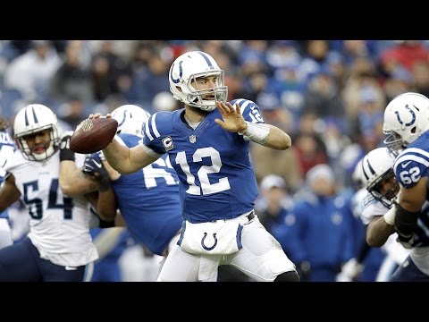 Andrew Luck breaks Peyton Manning's record (Week 17, 2014)