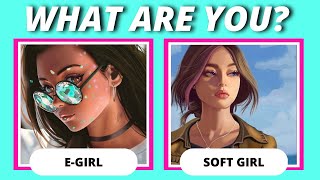 🖤Are you an EGIRL or a SOFT GIRL?🖤Personality Test - Aesthetic Quiz screenshot 2