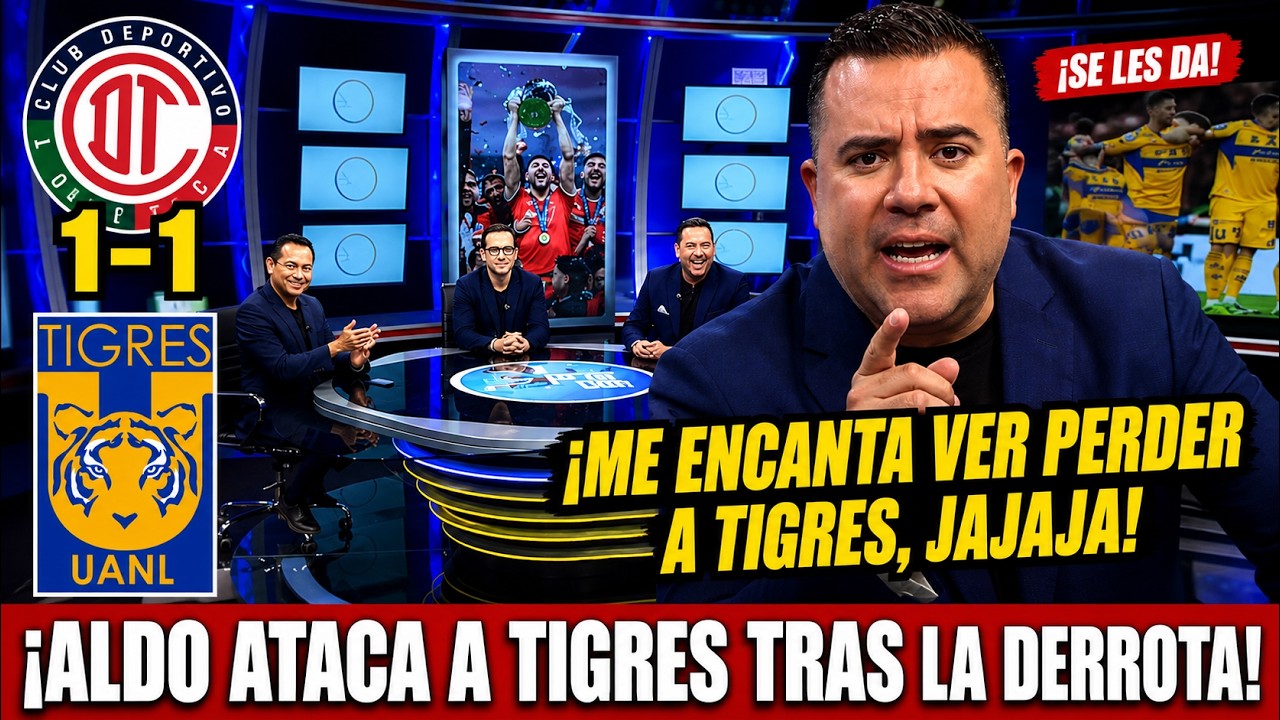 🚨🤬¡TIGRES SUBCAMPEÓN OTRA VEZ! ¡ALDO INTENTA HUMILLAR A TIGRES EN VIVO! ¡VELO AHORA!