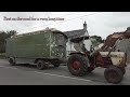 Bringing the showmans living wagon home