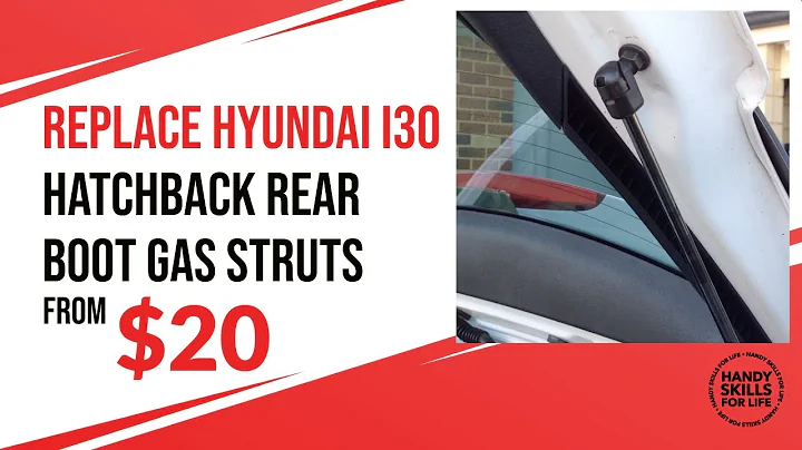 How to Replace Change Hyundai i30 Hatchback Rear Boot Gas Struts