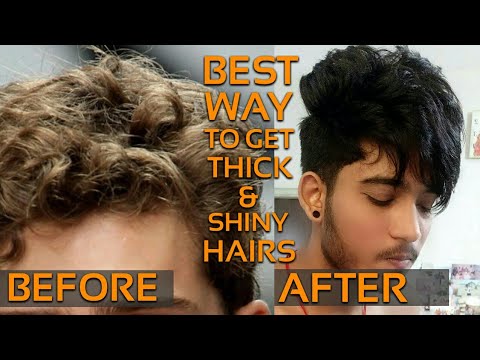 How To Get Thick And Shiny Hairs Curly To Straight Shiny Hairs
