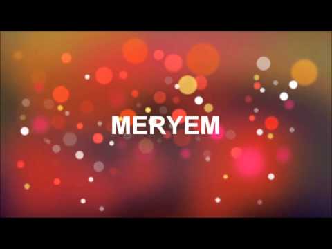 Joyeux Anniversaire Meryem Youtube