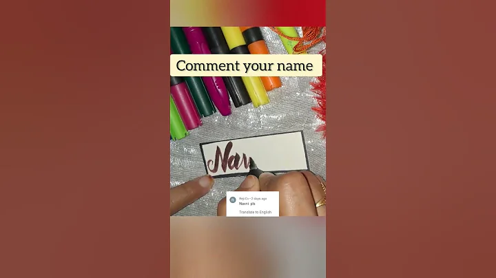 Navni 🥰 name calligraphy |Satisfying creative art |#calligraphy#handlettering#nameart  #shorts#viral