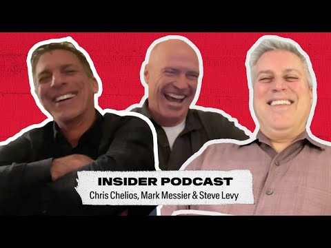 Chris Chelios, Mark Messier, and Steve Levy | Chicago Blackhawks