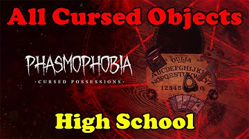 Phasmophobia - Location of All Cursed Objects, Brownstone High School