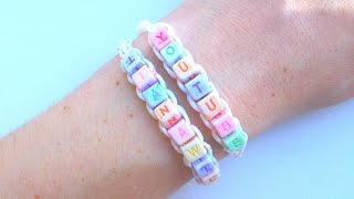 Браслет из резинок с бусинами Rainbow Loom. Как плести простые браслеты из резинок screenshot 4