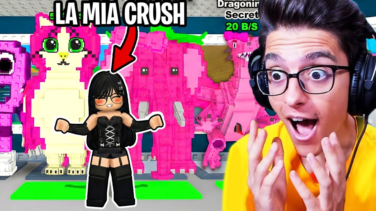 Ho potenziato LA BASE DELLA MIA CRUSH su ROBLOX STEAL A BRAINROT!!