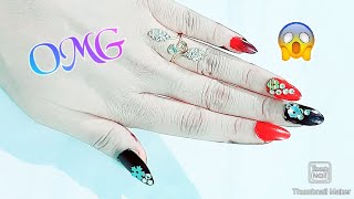 Nail Art Design l Nail Art at Home l Nail Art Tutorial