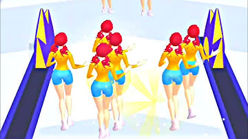 Girls Attack - Gameplay | Android/iOS | - All Levels #1 Android Run Game Max Level