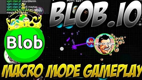 Blob.io=👑 Macro Mode game  insane macro x9999999 speed and trick Gameplay