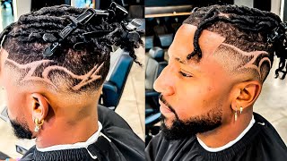 🔥DETAILED FADE WITH FREESTYLE DESIGN🔥BY CHUKA THE BARBER|WEST HOLLYWOOD