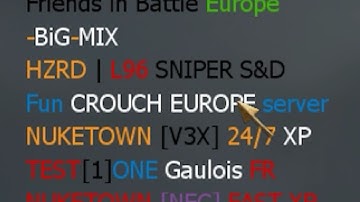 "Fun" Crouch Server | Call of Duty: Black Ops