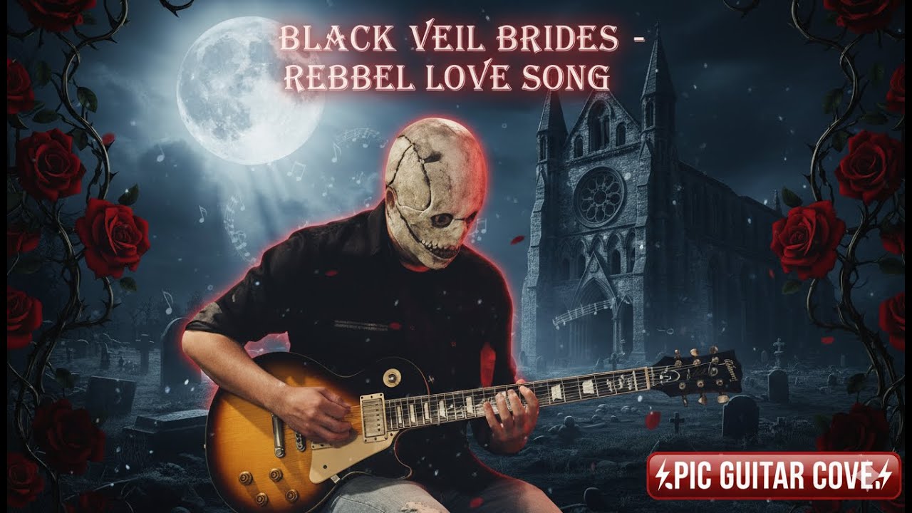 Black Veil Brides   Rebel Love Song Guitar Cover   RockStone