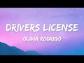 Olivia Rodrigo – drivers license (Lyrics)
