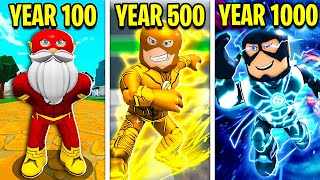 1000 YEARS As THE FLASH! (Roblox)