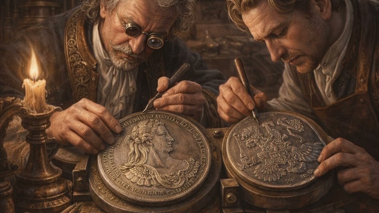 帝国を刻んだ名工たち｜1740年アンナ女帝ルーブル銀貨の真実 - YouTube