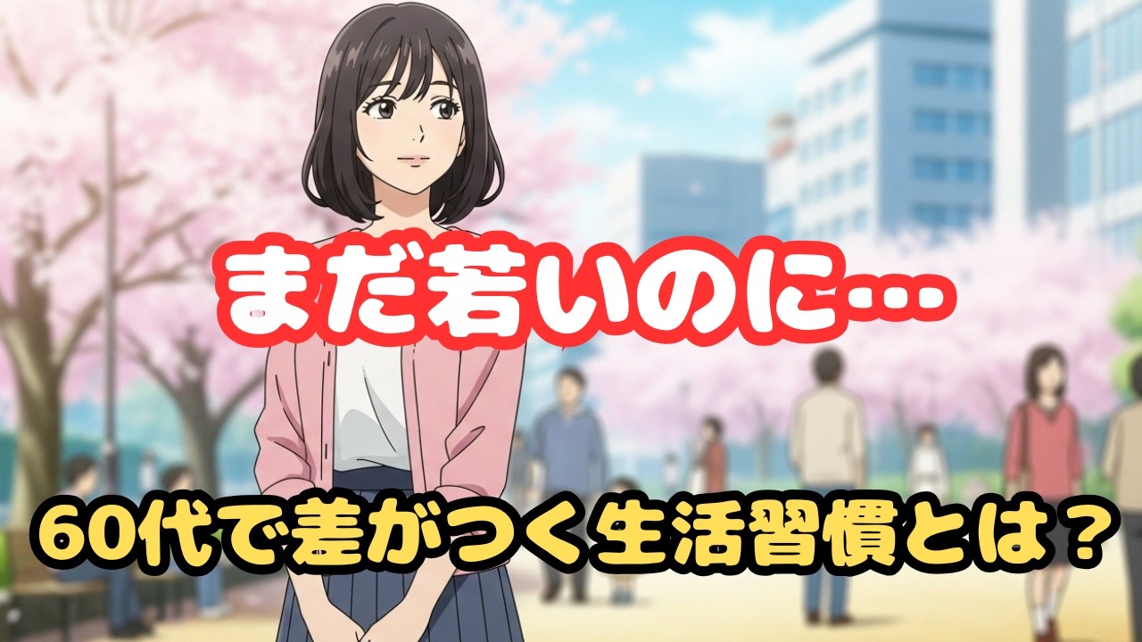まだ若いのに… 60代で差がつく生活習慣とは？