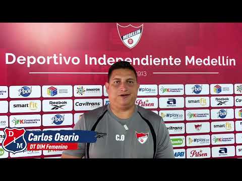 [Liga Femenina 🎙️🔴🔵] El DT Carlos Osorio habla en la previa del DIM Femenino vs Nacional.