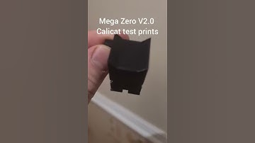 Calicat PLA & TPU Short video on the Anycubic Mega Zero v2.0