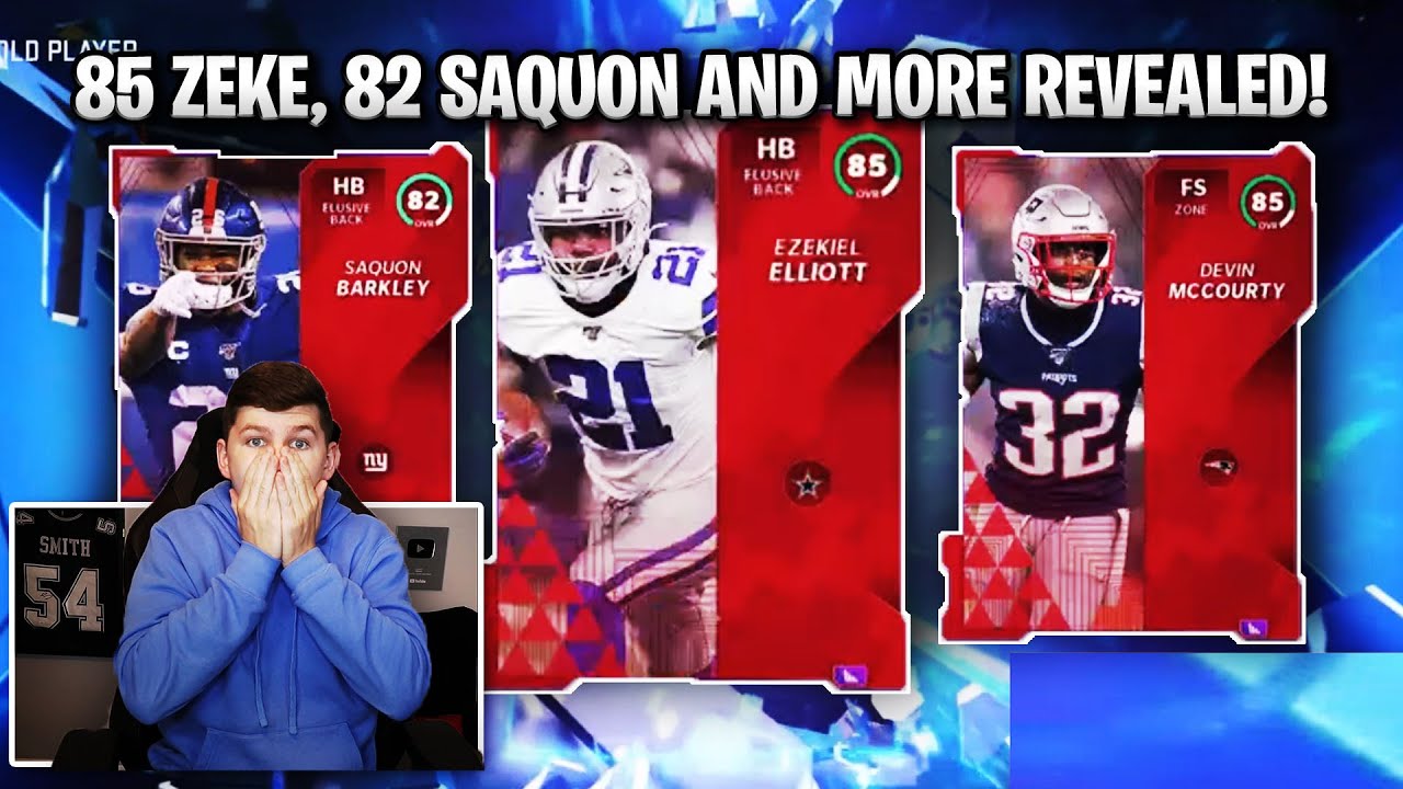 85 Zeke 84 Amari Saquon And More 24 More Cards Revealed Madden 21 Ultimate Team Youtube