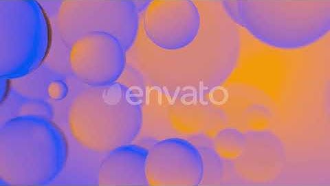 Abstract colorful bubbles | Motion Graphics - Envato elements