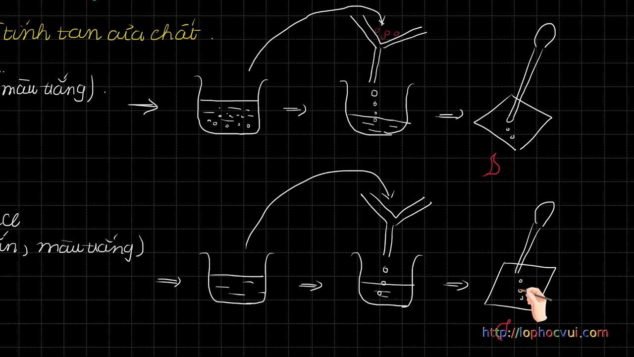 Hóa 8 CB&NC - Chương 6 – 6.2.Độ tan của một chất trong nước