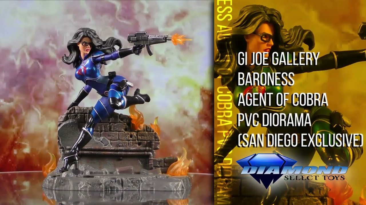 The Baroness (Cobra Outfit) Gallery Diorama -  San Diego 2023 Exclusive  | DST360