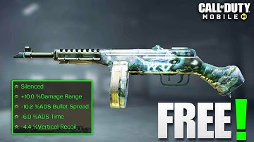 The *FREE* PPSh Forest Dweller is soo SICKK!! in COD Mobile | FAST ADS + 0 RECOIL (PPSh 41 Gunsmith)